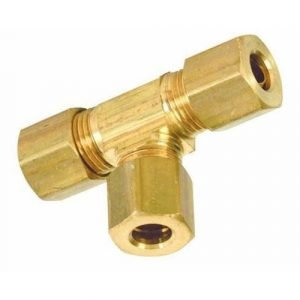 Brass Equal Tube OD Pipe Tees